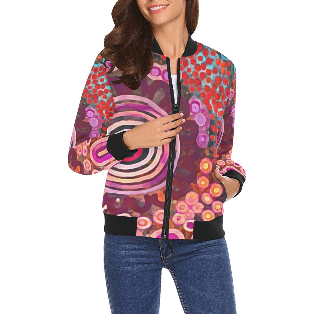 Many Lands Many People Womens Jacket by Koori Threads