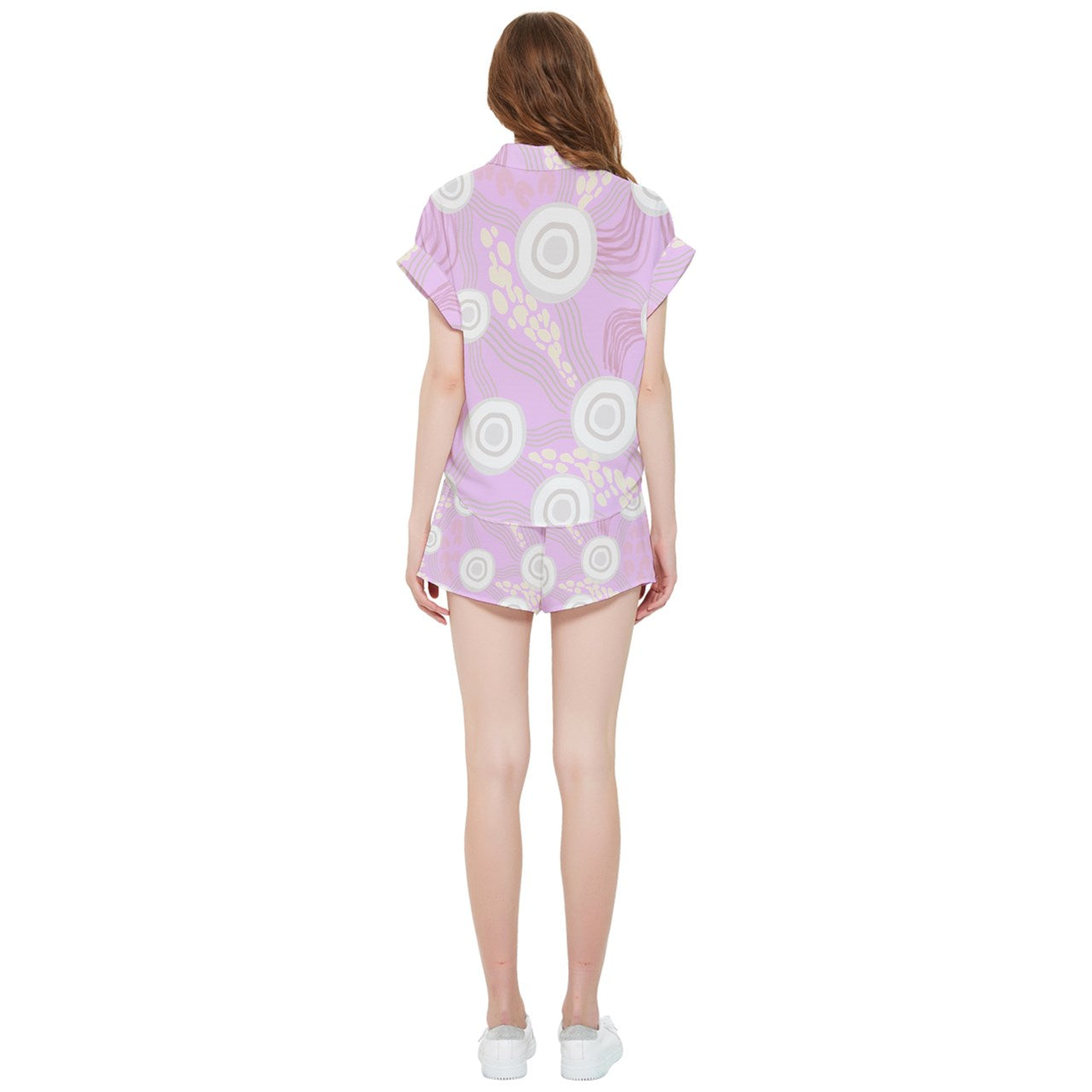 Lilac Dreaming Two Piece shorts set by Koori Threads