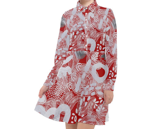 Interpreting Language Stylish Shirt Dress by Koori Threads