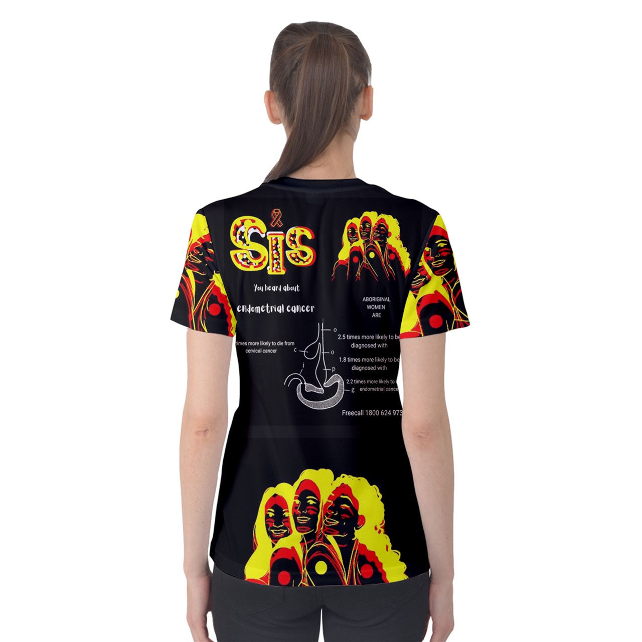 Sis, did you know Women's Cotton T-Shirt by Koori Threads