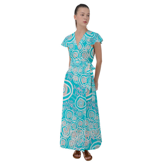 Country is Crying wrap dress by Koori Threads