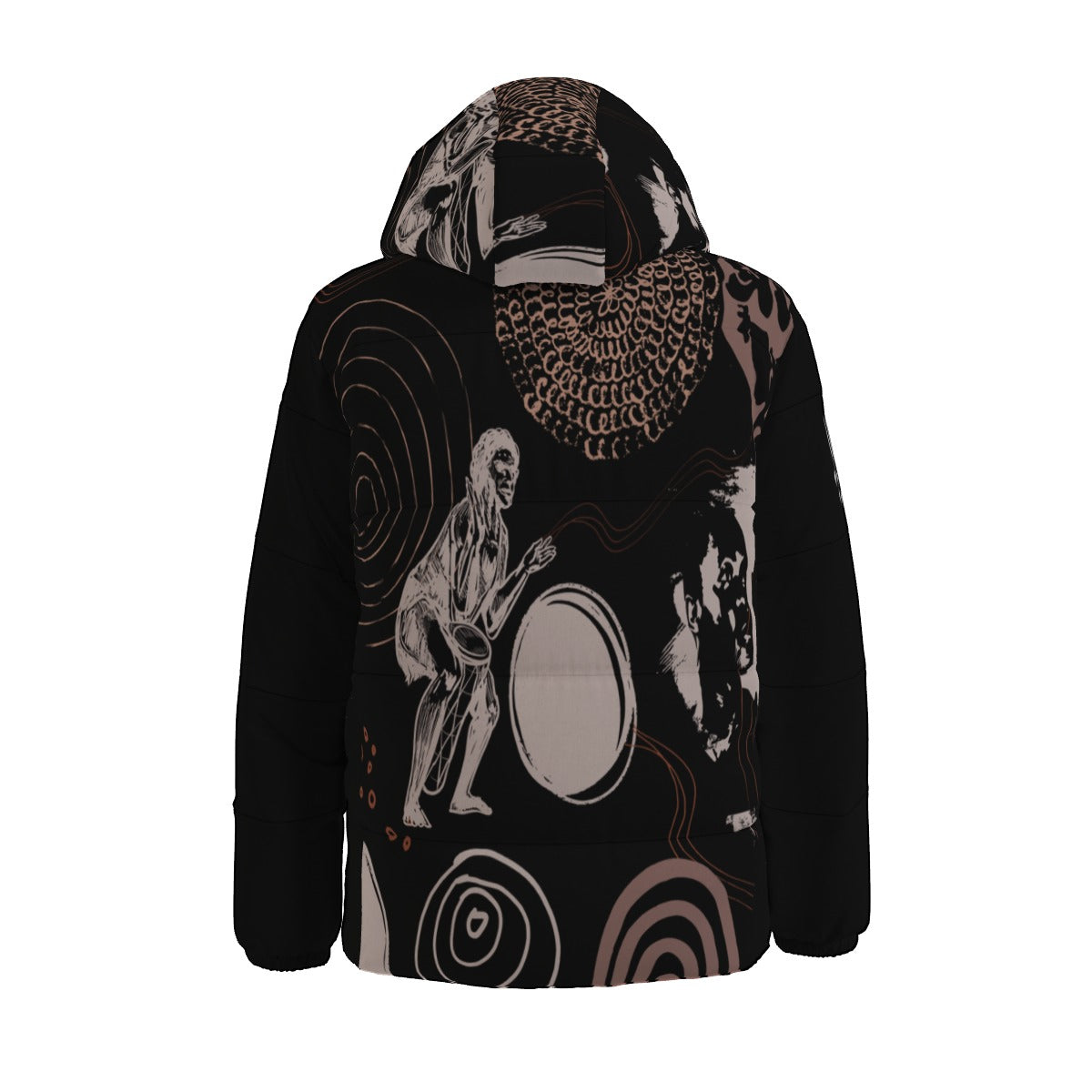 Our Warriors Duck Down Puffer Jacket by Koori Threads