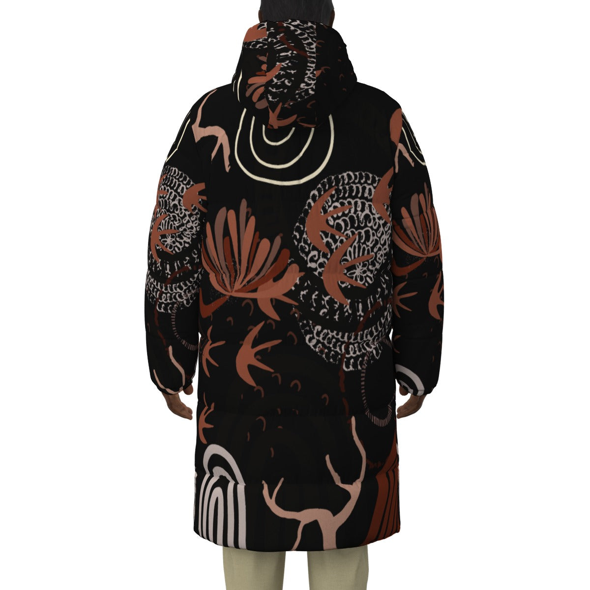 Learning Ways Long Duck Down Puffer Jacket by Koori Threads