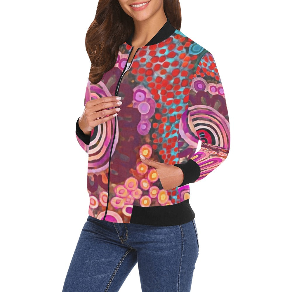 Many Lands Many People Womens Jacket by Koori Threads