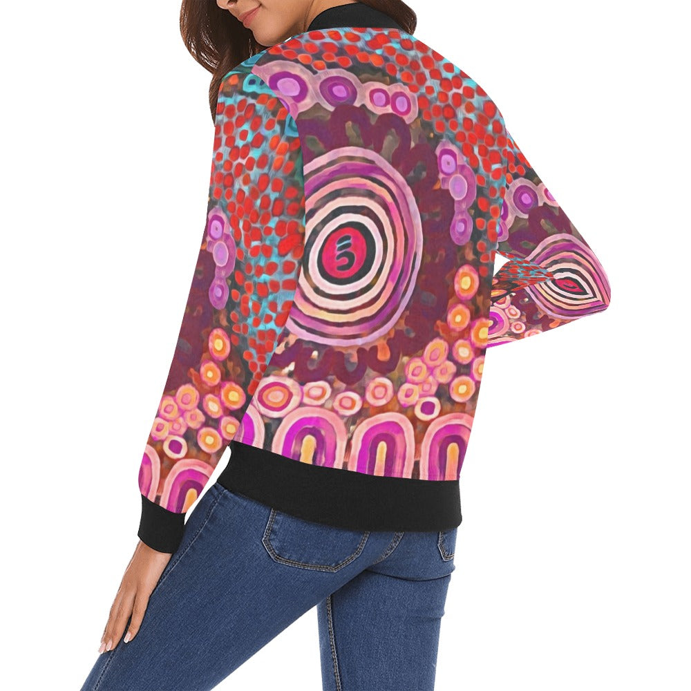 Many Lands Many People Womens Jacket by Koori Threads