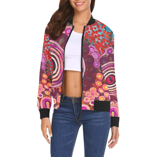 Many Lands Many People Womens Jacket by Koori Threads