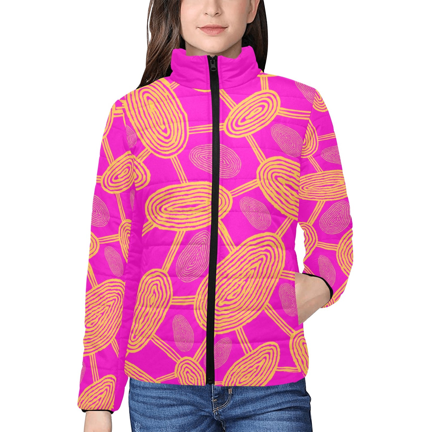 One Eat we all eat women's Puffer Jacket