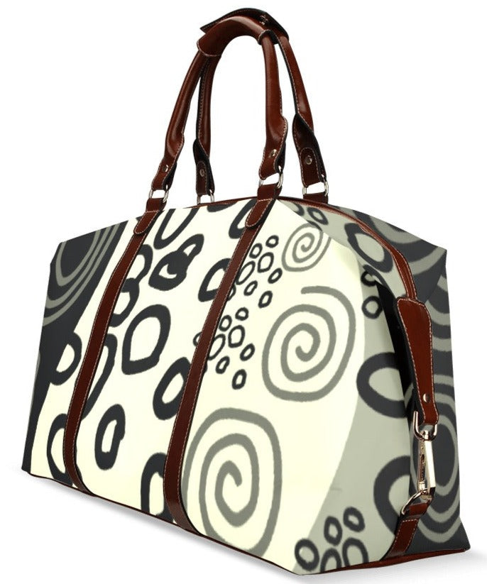 Many Conversations Water-resistant Travel Bag By Koori Threads