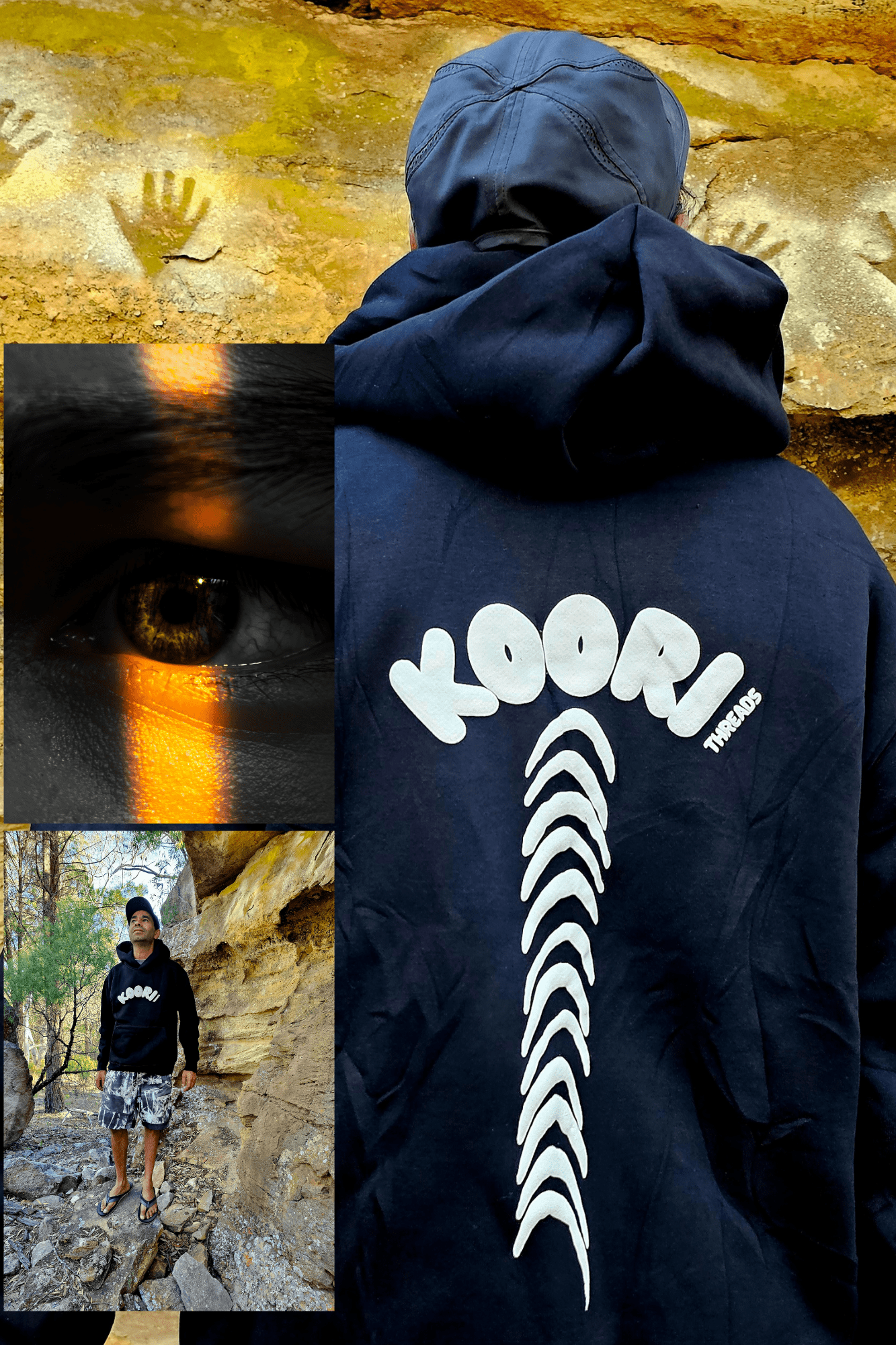 Limited-Edition Puff Print Heavy Weight Streetwear Hoodie by Koori Threads