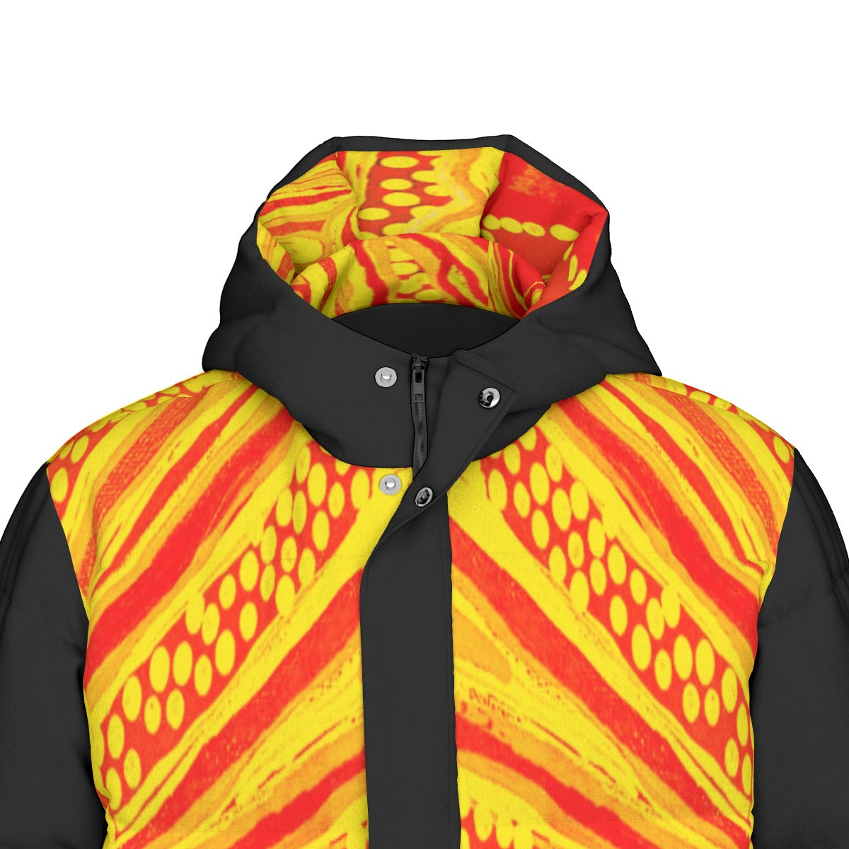 Limited Edition Country Burning Long Puffer Jacket by Koori Threads