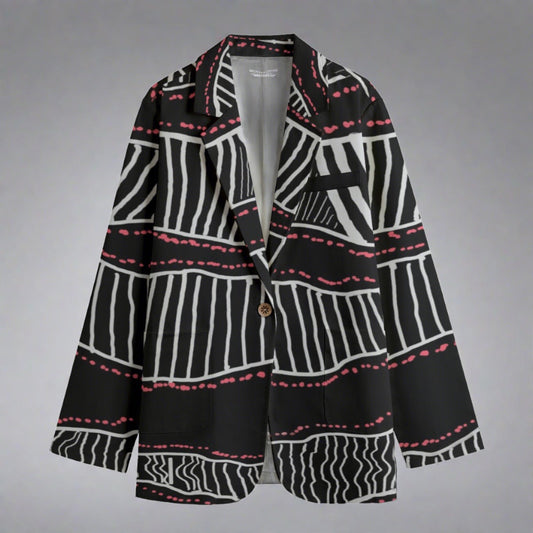 Elders Knowledge Women's Cotton Jacket By Koori Threads
