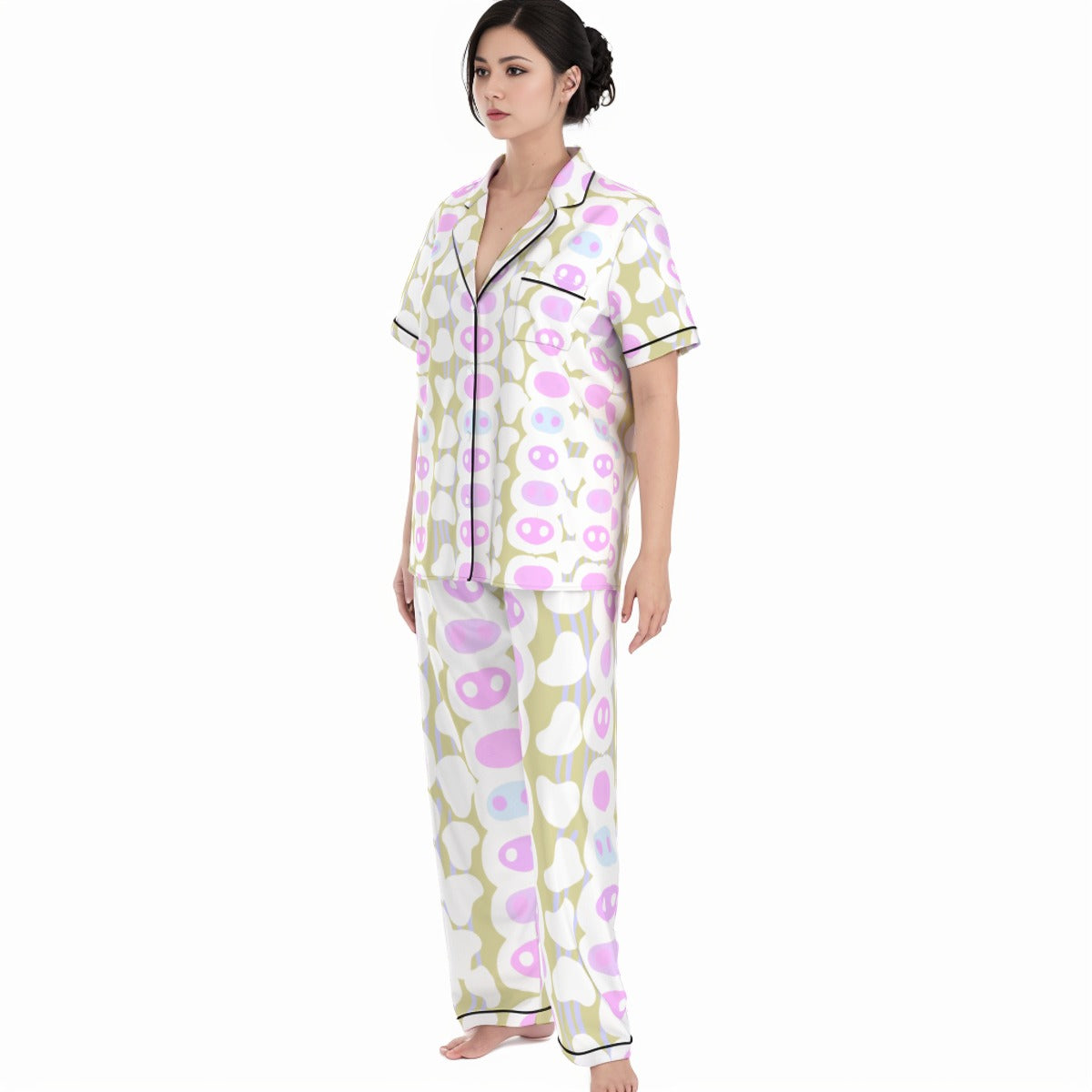 Long Grass Women's Aboriginal Pajama Set by Koori Threads
