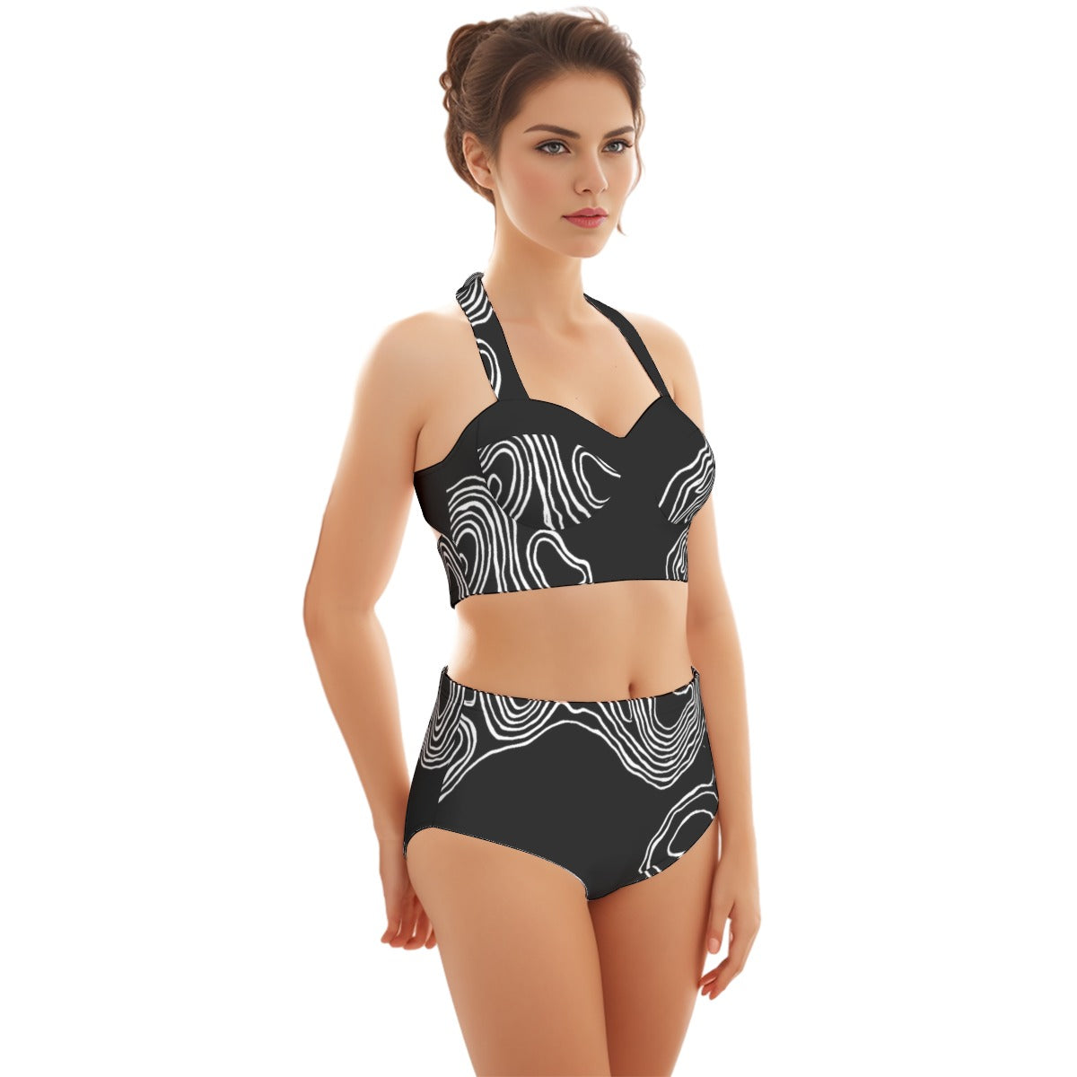 Balang Classic Halter Neck Bikini by Koori Threads