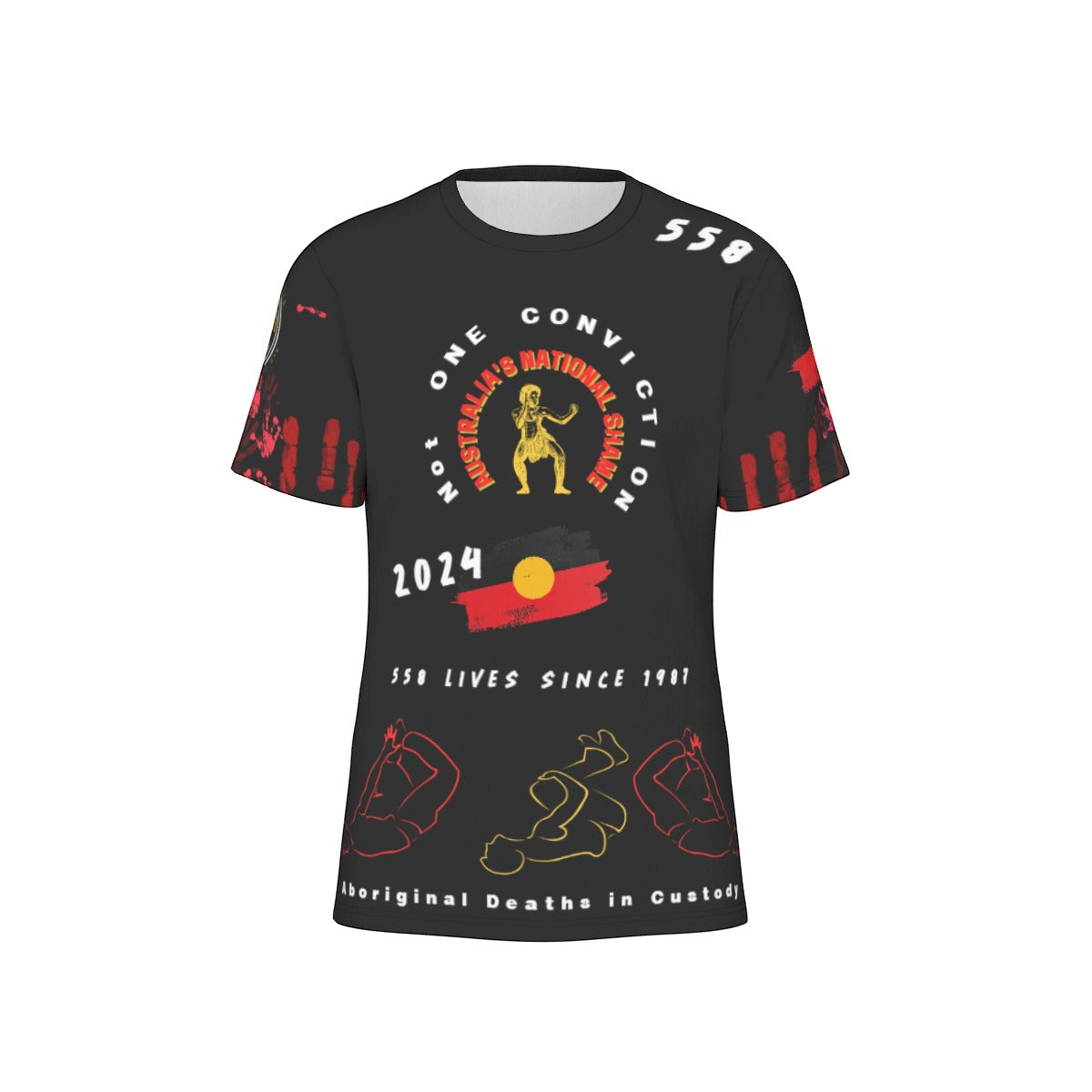 2024 Aboriginal Deaths in Custody T-Shirt by Koori Threads| 190GSM Cotton
