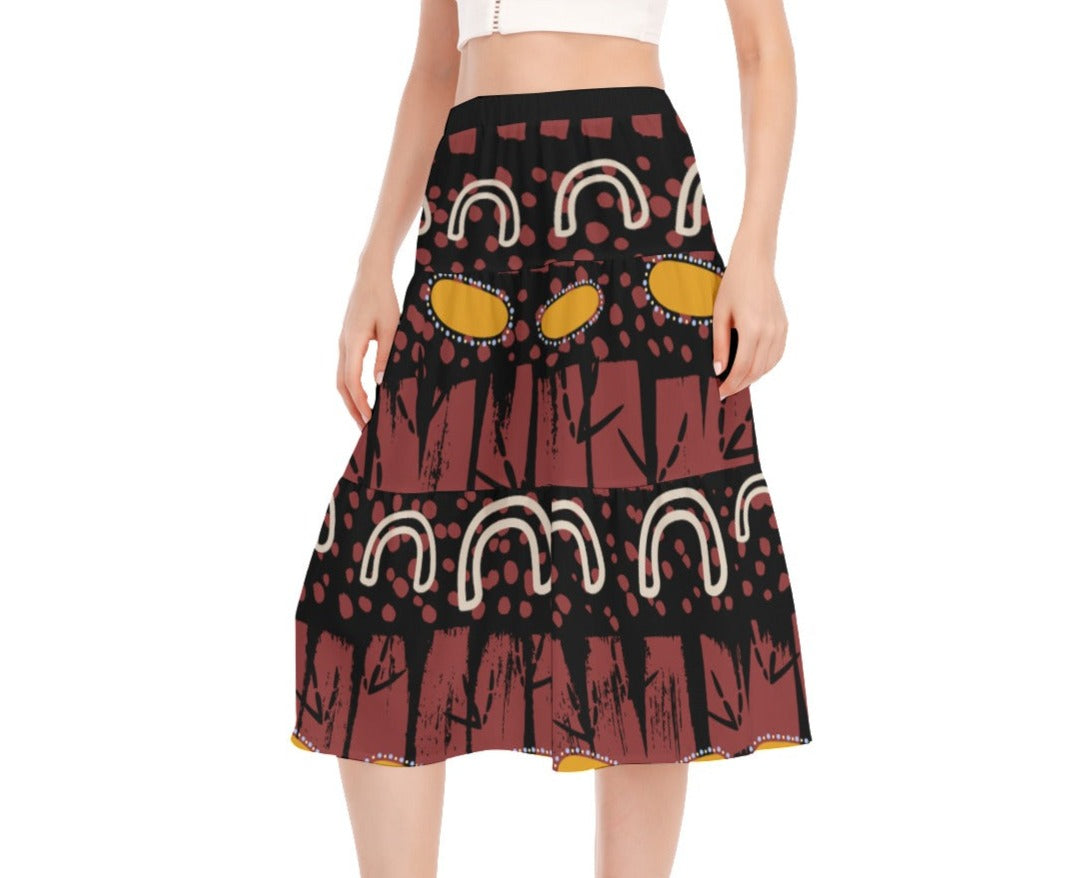 Devils Marbels Ruffle Skirt By Koori Threads