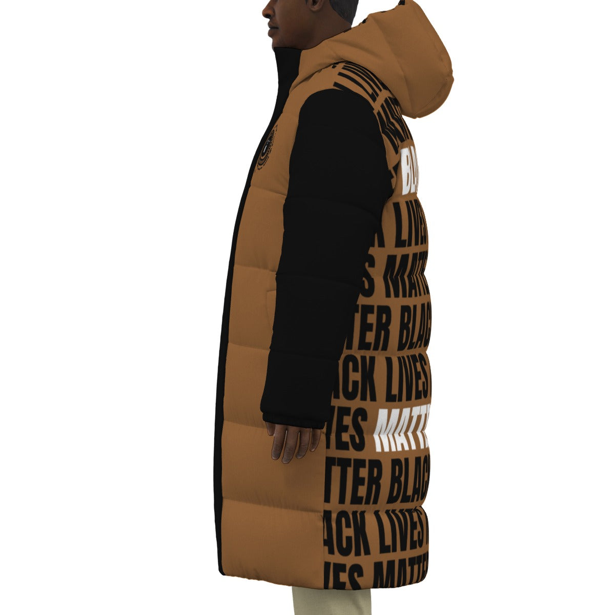 All-Over Print Unisex Long Down Jacket