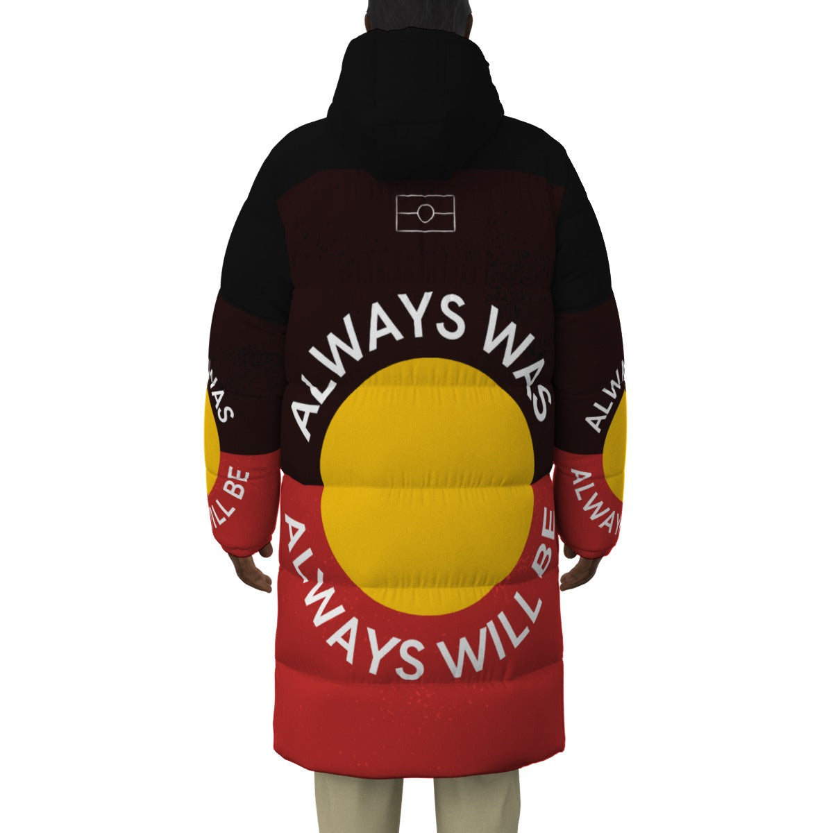 Always Was Long Puffer Jacket By Koori Threads