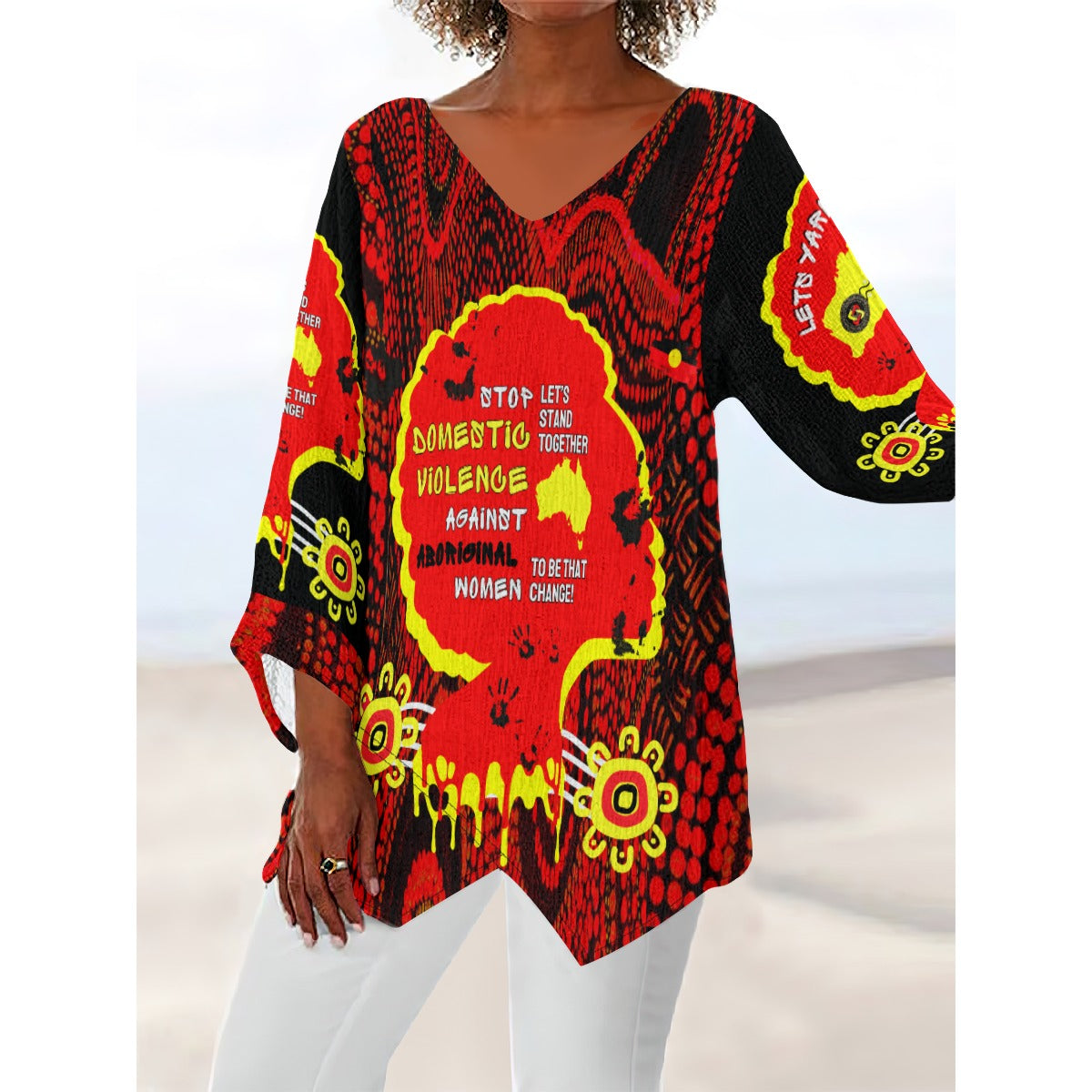 Say No to Domestic Violence Against Aboriginal Women by Koori Threads