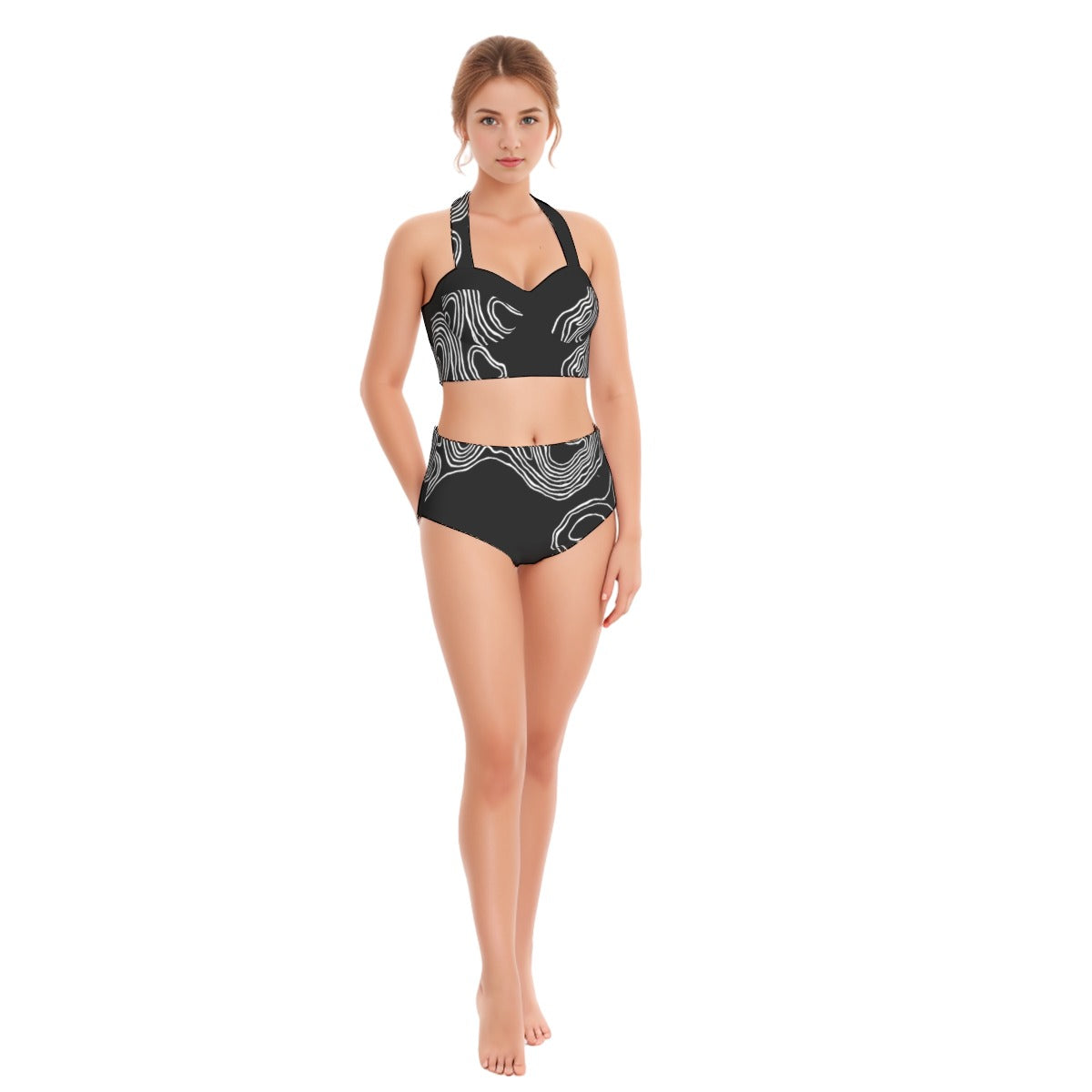 Balang Classic Halter Neck Bikini by Koori Threads