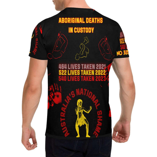 Aboriginal Deaths In Custody 540 Tshirt by Koori Threads