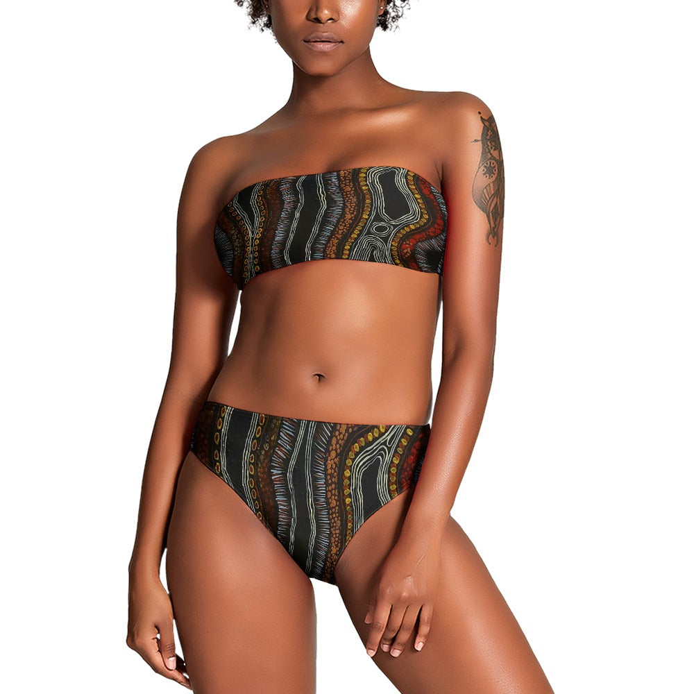 SPIRITS CALLING Aboriginal Bikini - Koori Threads