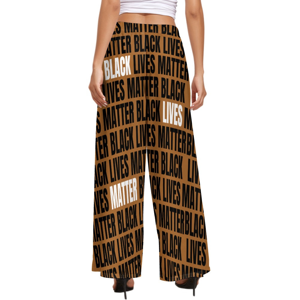 Black Lives Matter Wide Leg Pants