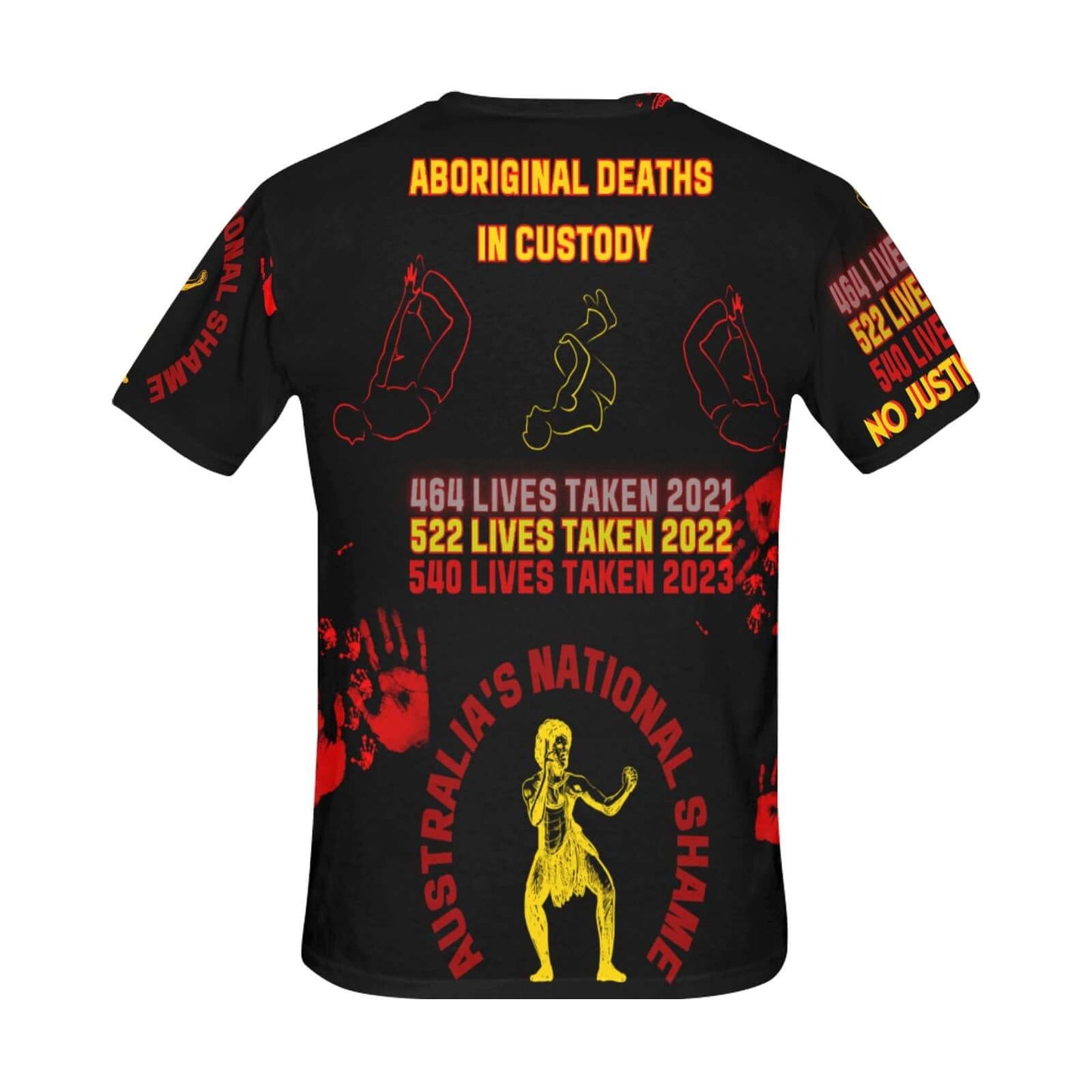 Aboriginal Deaths In Custody 540 Tshirt by Koori Threads