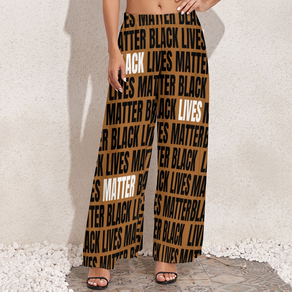 Black Lives Matter Wide Leg Pants