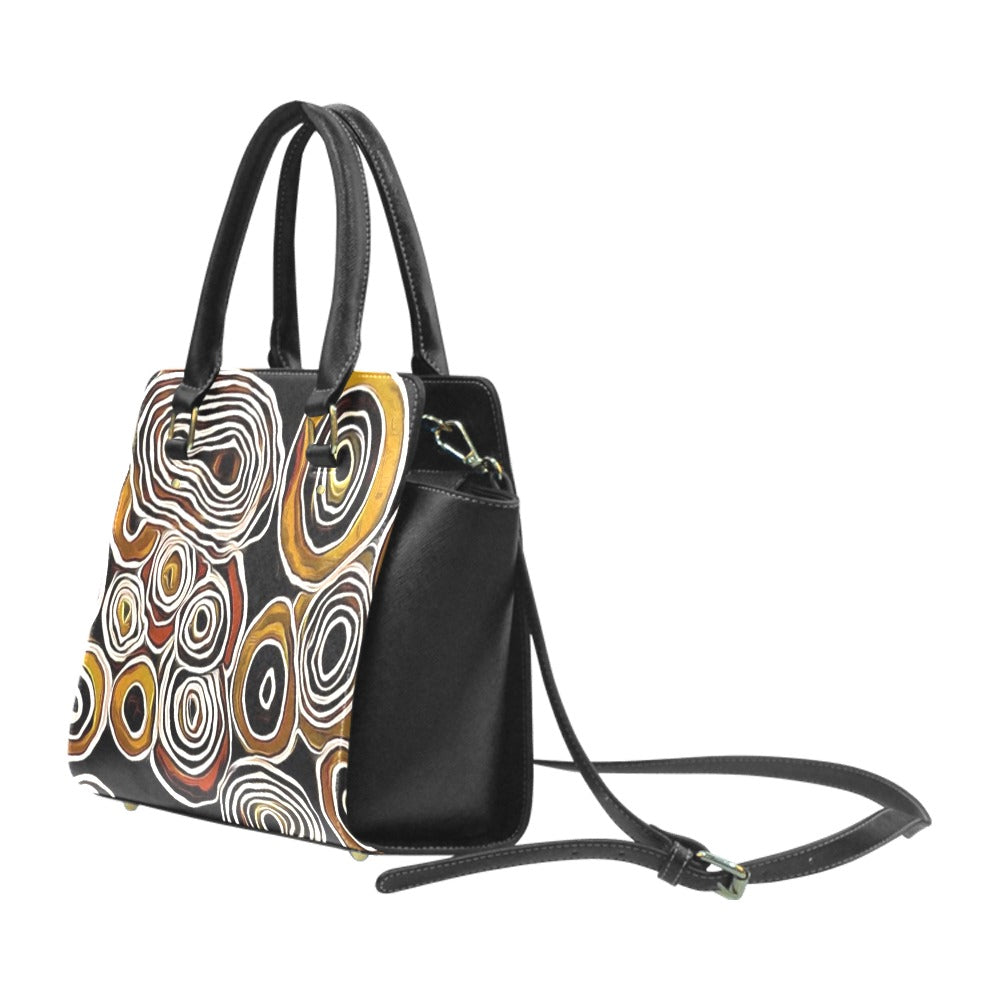 Black Pride Classic Shoulder Handbag - Koori Threads