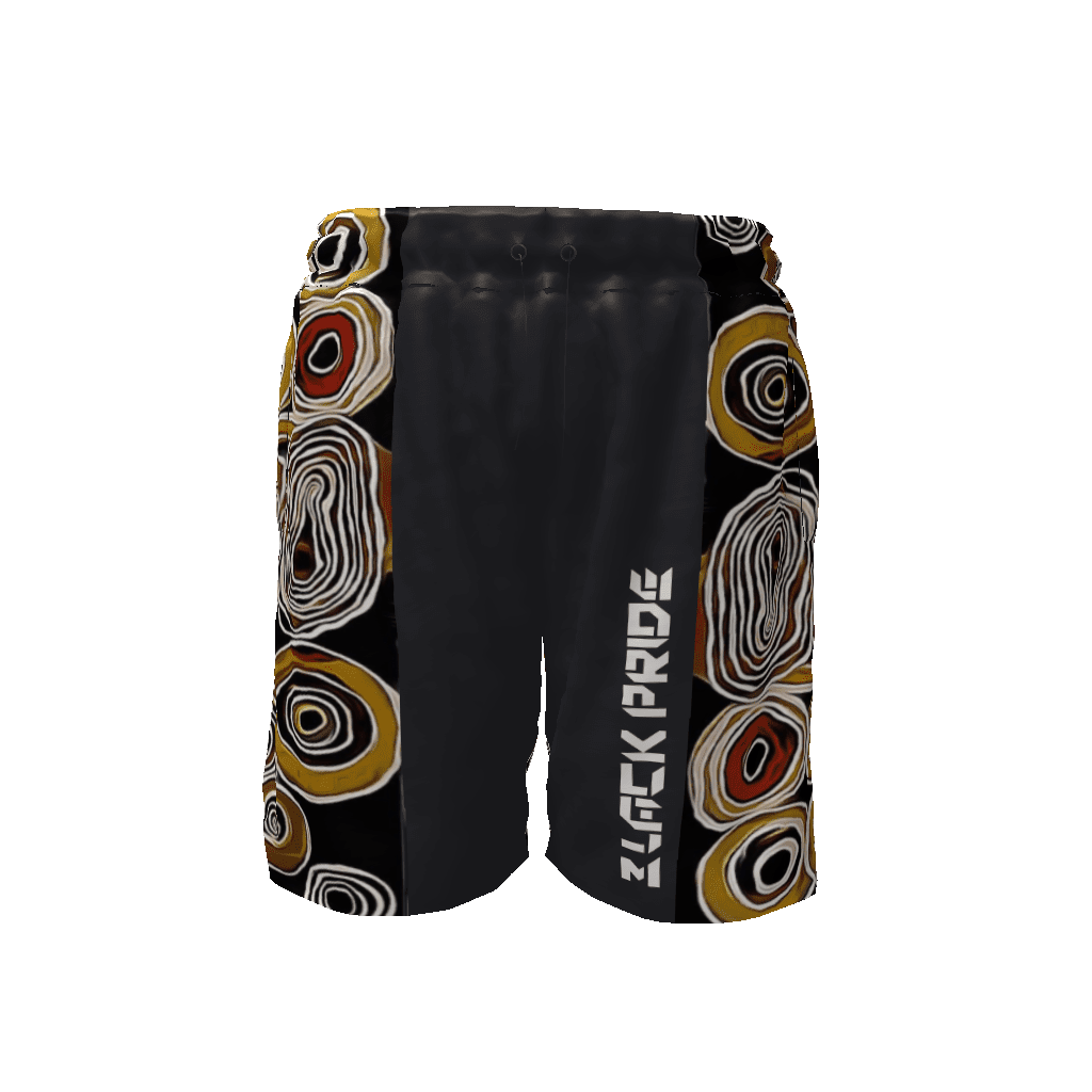 Black Pride Mens Basketball Shorts - Koori Threads